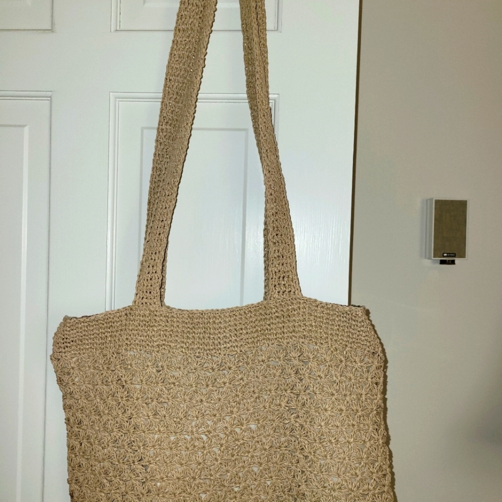 Crochet tote bag